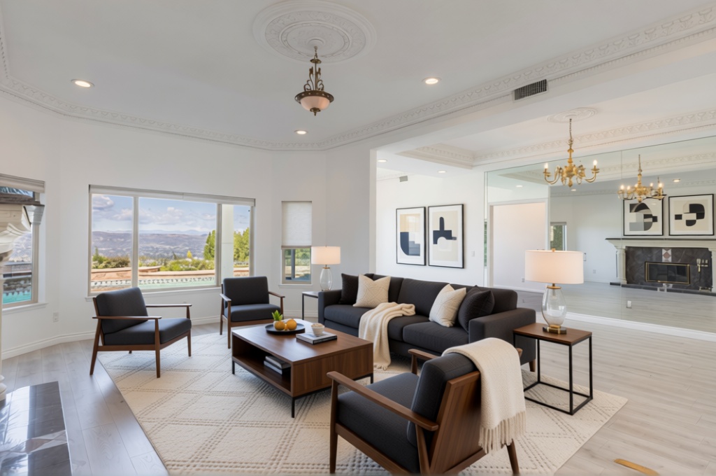 Photo of 3725 Via Del Prado, Calabasas, CA, 91302, virtually staged