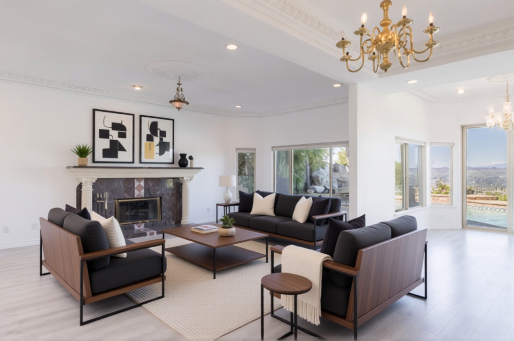 Photo of 3725 Via Del Prado, Calabasas, CA, 91302, virtually staged
